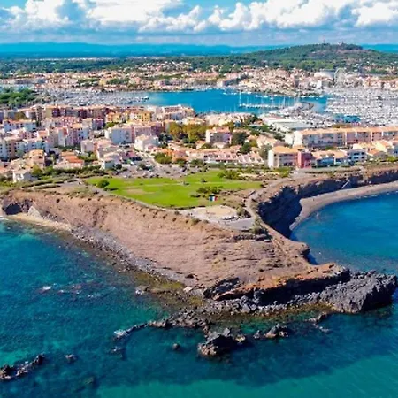 Bel T2 Cabine Au Cap D'agde Avec Mezzanine, Proche Plages - Fr-1-769-14 Агд